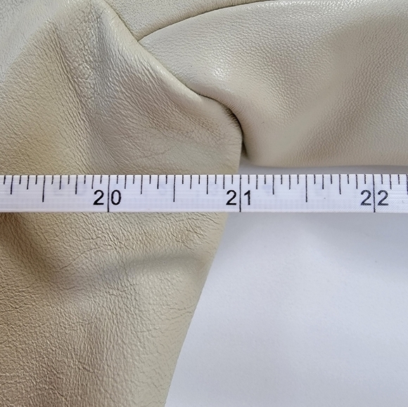 BRADLEY Bayou Cream Leather Jacket Size Large EUC - Picture 4 of 10